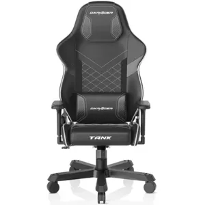 Herní židle DXRacer TANK T200/NW – černá / bílá, nosnost 200 kg