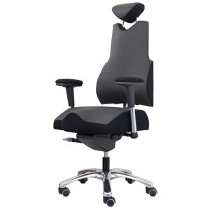 Zdravotní židle THERAPIA Energy COM L 3512 –⁠ šedá / černá