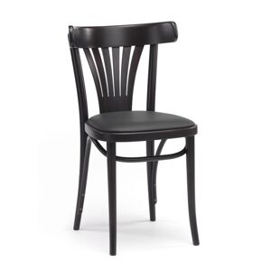 Jídelní dřevěná židle TON 313 056 — buk, čalouněný sedák, více barev