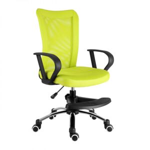 Dětská židle s podnoží BUCK  –⁠ látka, více barev Reflexní zelená