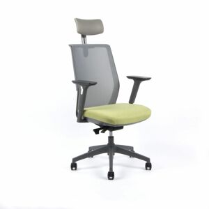 Kancelářská ergonomická židle Office Pro PORTIA — více barev, s podhlavníkem