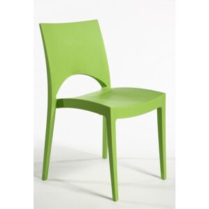 Plastová jídelní židle Stima PARIS – bez područek, stohovatelná Verde mela