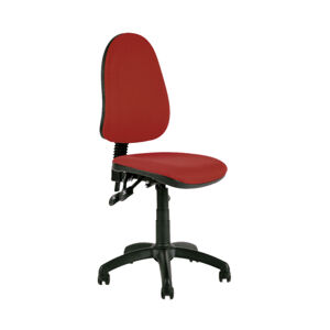 Kancelářská otočná židle Office Pro PANTHER ASYN – bez područek, více barev Červená D3