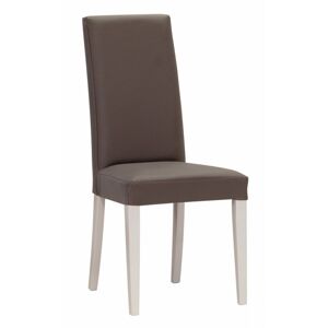 Jídelní celočalouněná židle Stima Nancy - PU kůže nebo látka, více barev Varianta 7 - bílá, koženka tortora