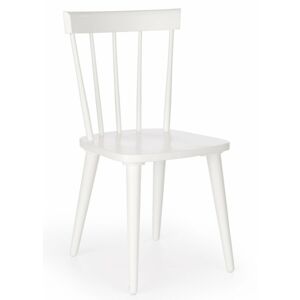 Jídelní židle BARKLEY – masiv, bílá