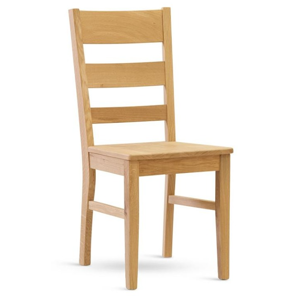 Dřevěná jídelní židle Stima PAUL MASIV – dub, nosnost 130 kg