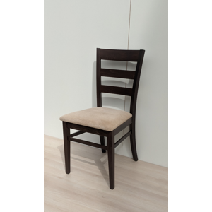 Jídelní dřevěná židle Stima VIOLA — masiv, tmavě hnědá