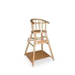 Dětská dřevěná jídelní židle Bernkop – rozkládací, masiv buk