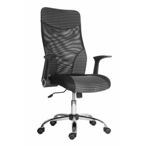 Kancelářská otočná židle Antares WONDER LARGE — více barev, černá síť/látka Bílá