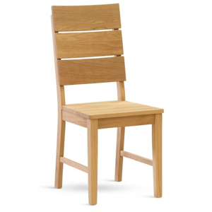 Dřevěná jídelní židle Stima KARIN MASIV – dub, nosnost 130 kg