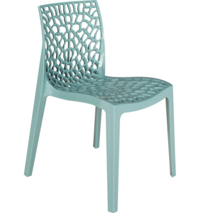 Jídelní plastová židle Stima GRUVYER – bez područek, více barev Verde salvia