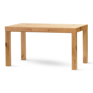 Jídelní rozkládací stůl WOODY — 140x80 cm (rozklad + 40 cm), dub sukatý